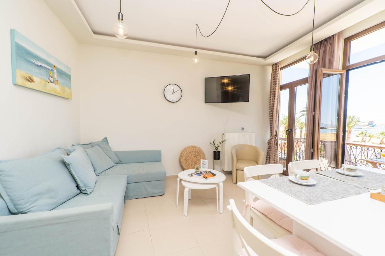 Blue Sea Relax Apartment Rethymno  Bagian luar foto