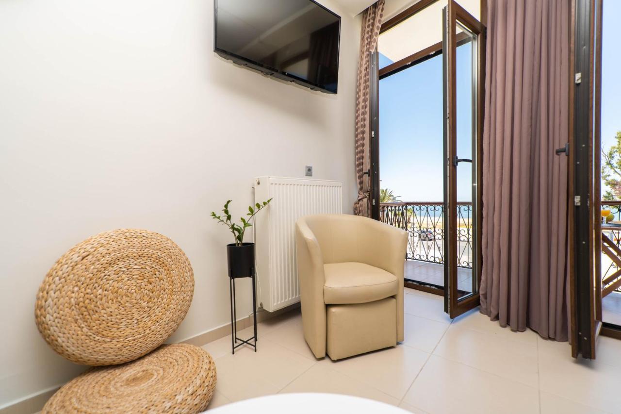Blue Sea Relax Apartment Rethymno  Bagian luar foto