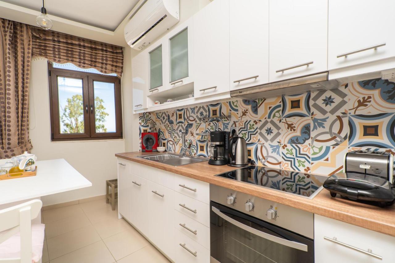 Blue Sea Relax Apartment Rethymno  Bagian luar foto