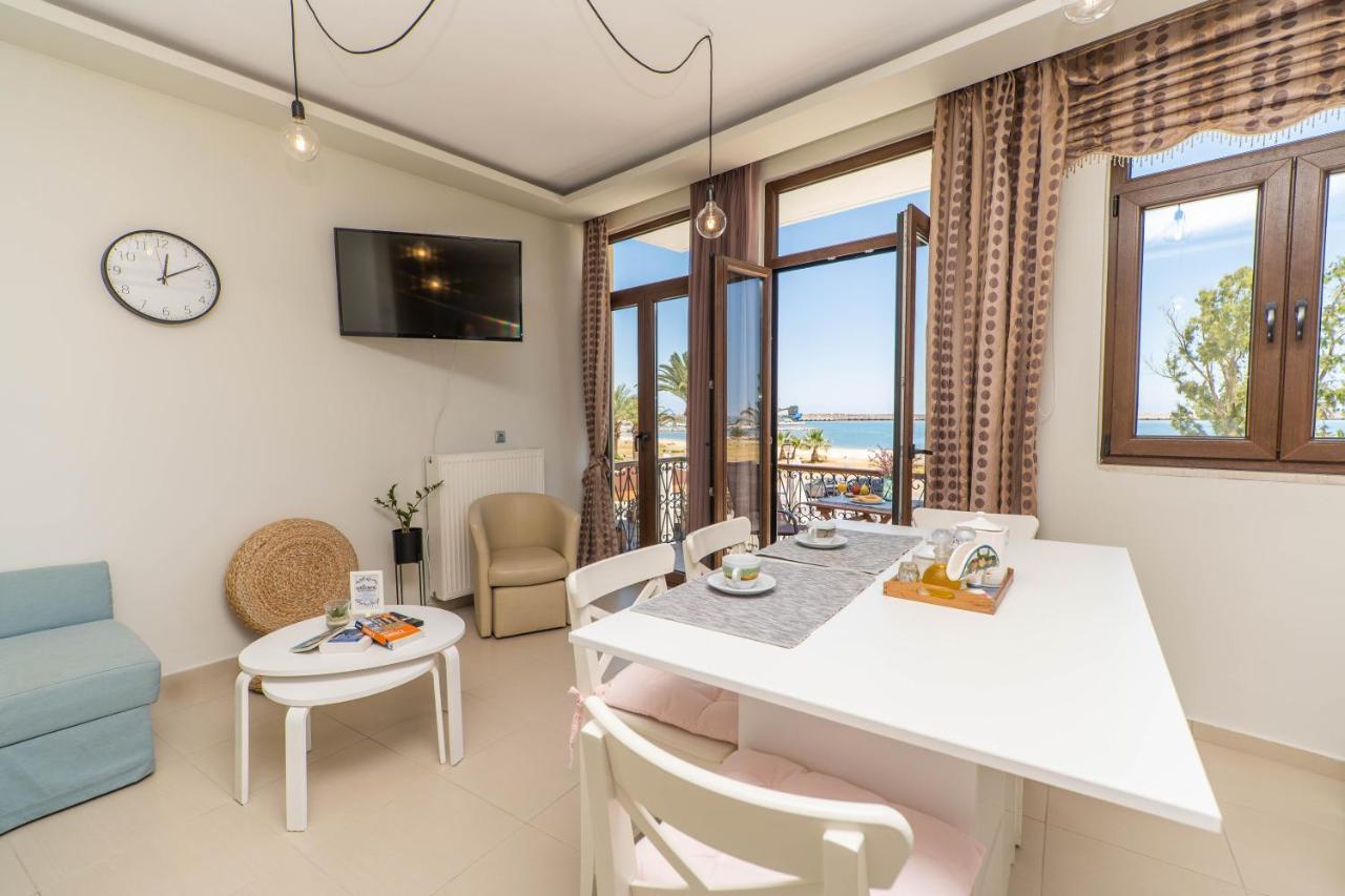 Blue Sea Relax Apartment Rethymno  Bagian luar foto