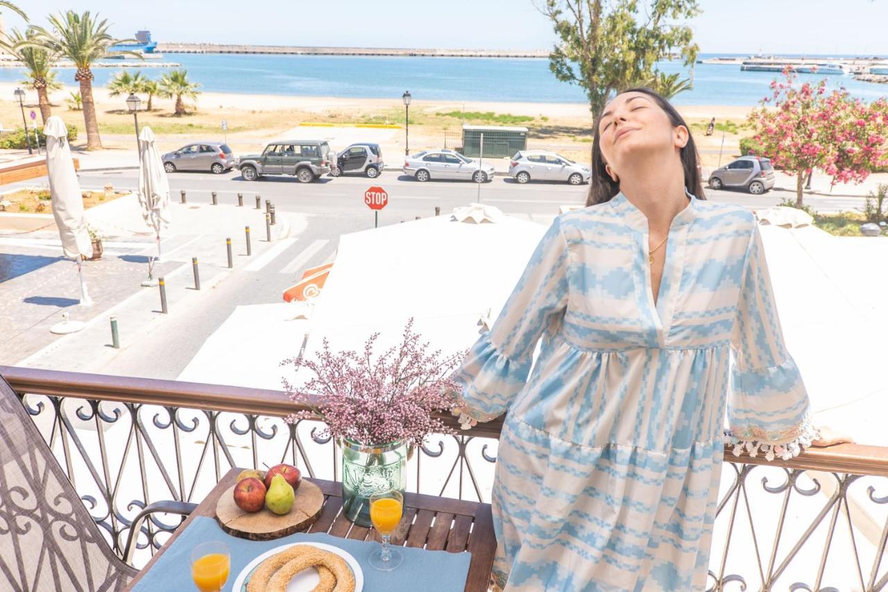 Blue Sea Relax Apartment Rethymno  Bagian luar foto